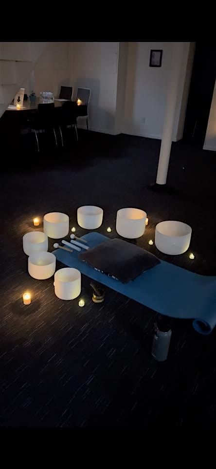 Sound Bath With Quartz Crystal Healing Bowls, Water Drum and  Rain Stick