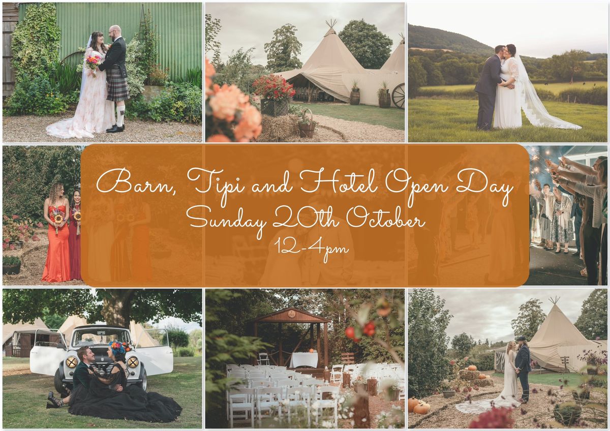 Wroxeter Weddings Open Day - Barn, Tipis, Hotel and Woodland! 