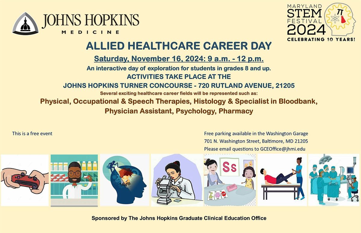 Johns Hopkins Allied Healthcare Career Day 2024