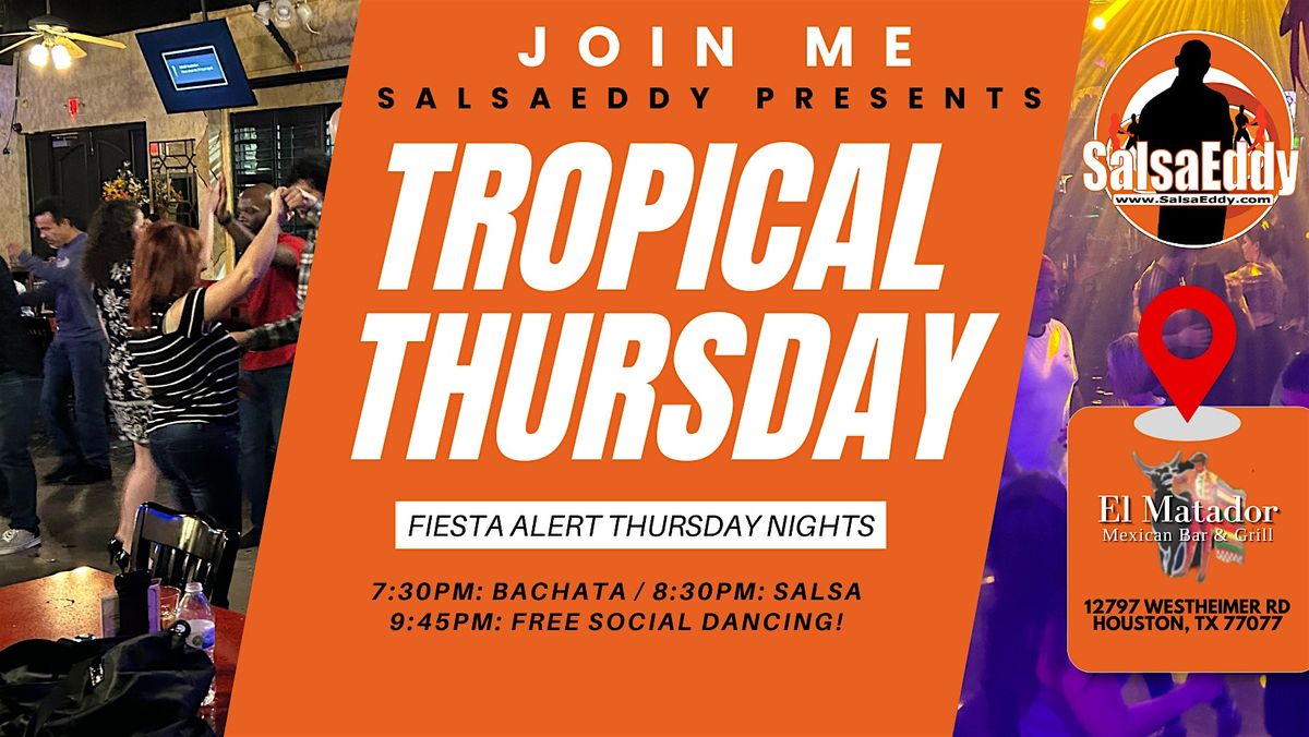 West Houston & Katy: Bachata & Salsa Lessons at El Matador Bar & Grill!