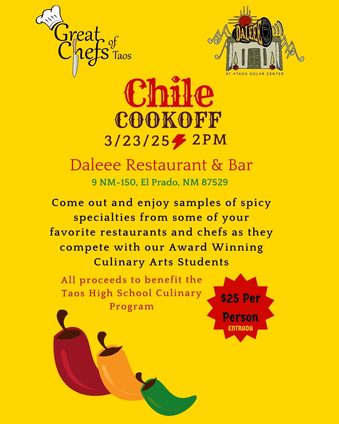 Great Chefs of Taos Chile Cookoff