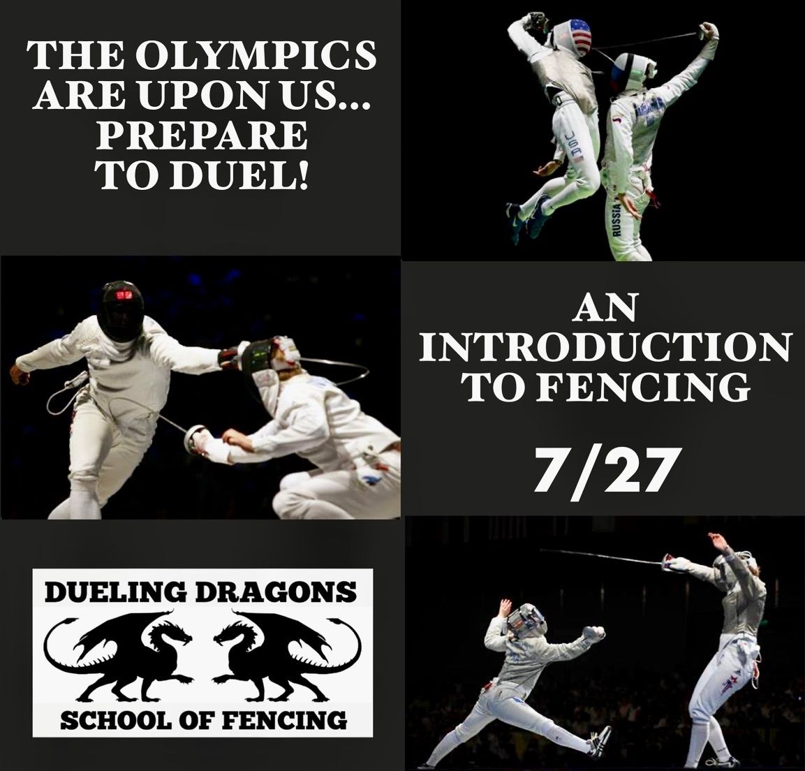 An Introduction to Fencing: Hosted by DUELING DRAGONS School of Fencing