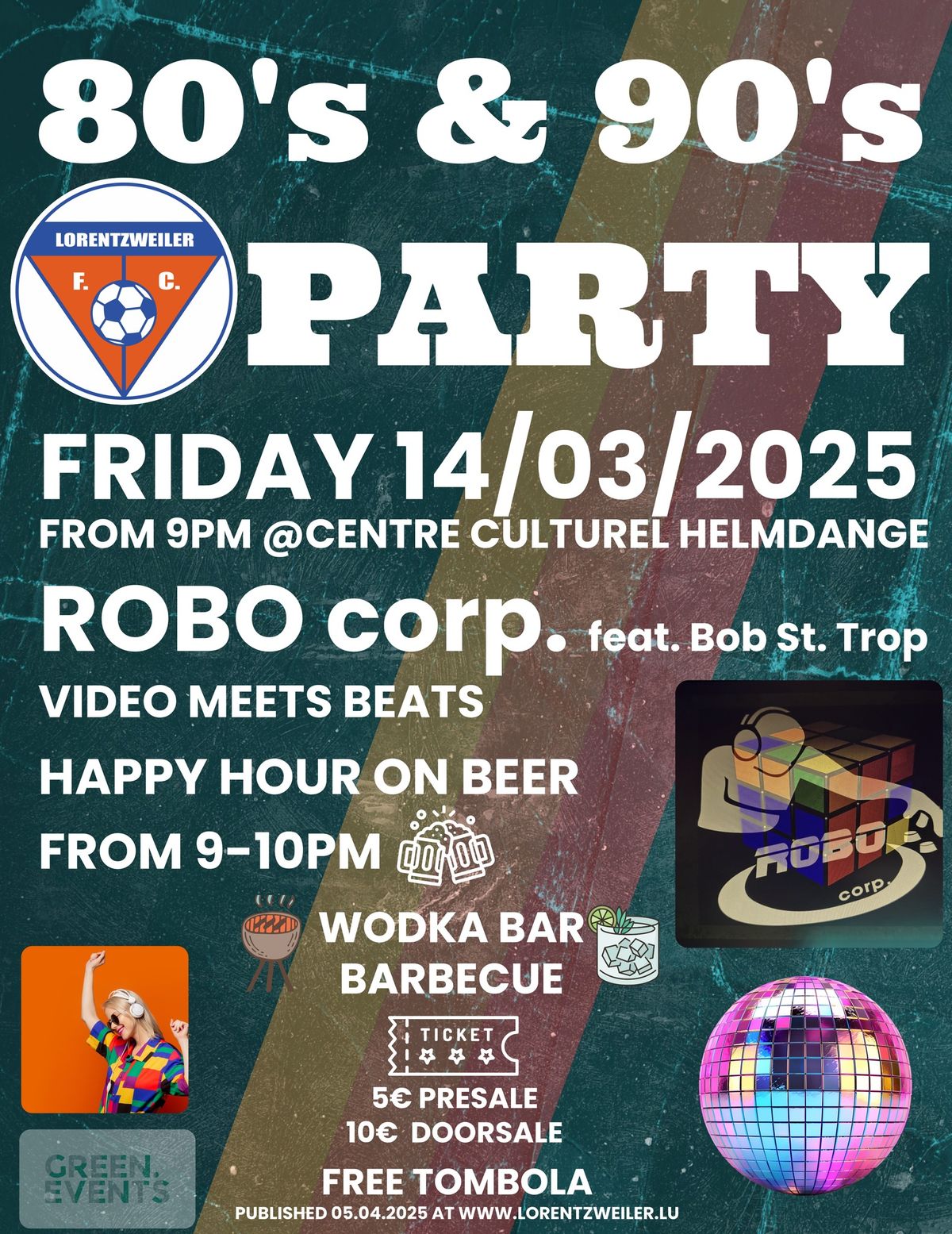 80s\/90s Party mam ROBO corp. feat Bob St. Trop