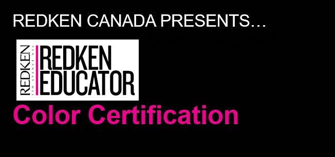 REDKEN CANADA - REDKEN COLOR CERTIFICATION