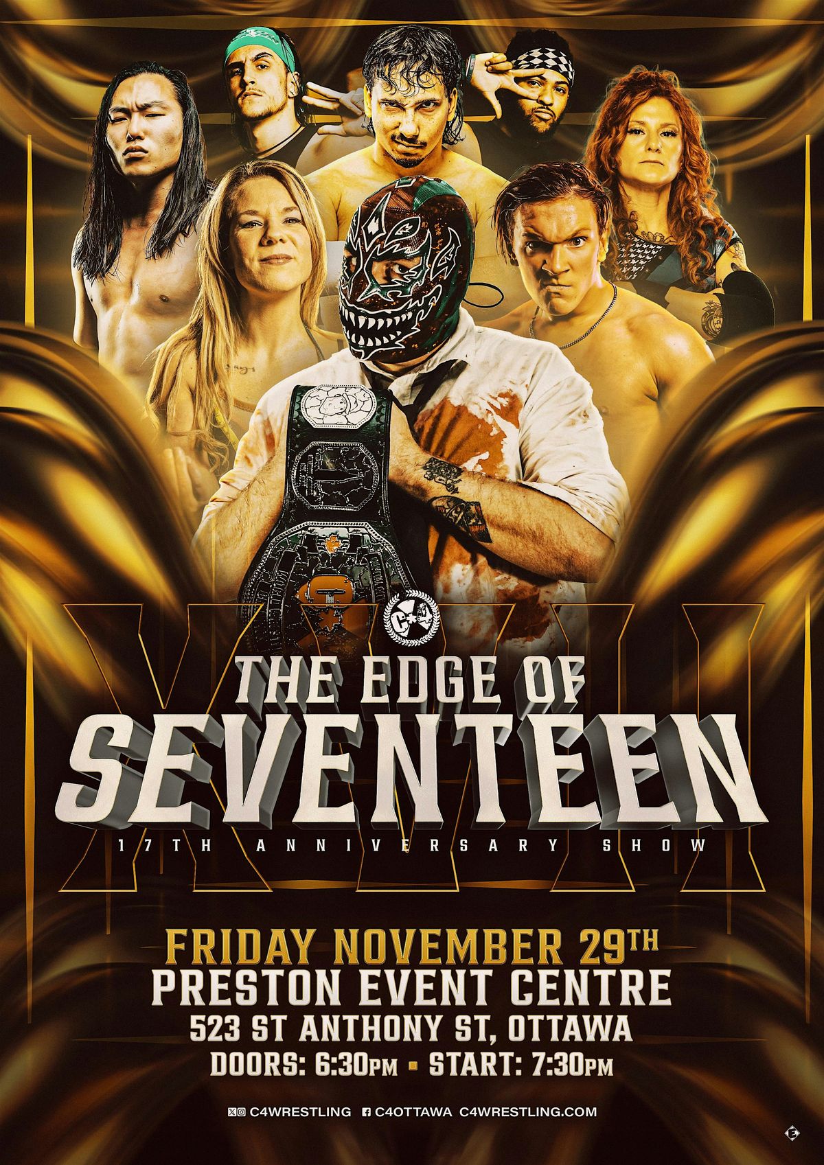 C*4 Wrestling presents "THE EDGE OF SEVENTEEN" - Anniversary Celebration!