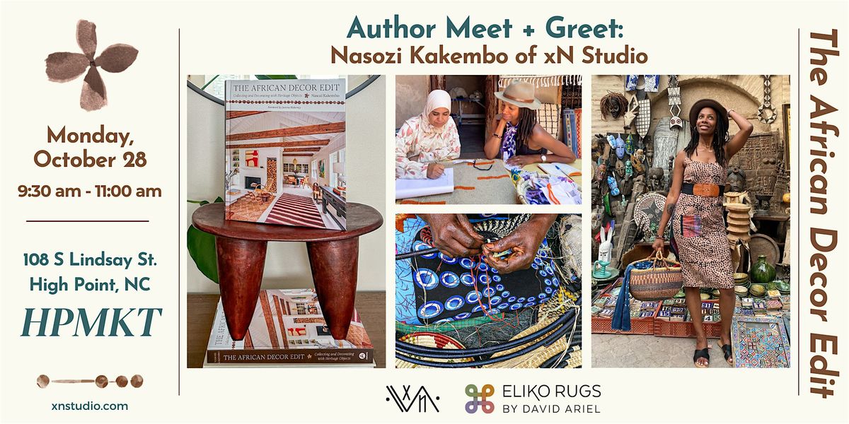 Author Meet + Greet: Nasozi Kakembo of xN Studio