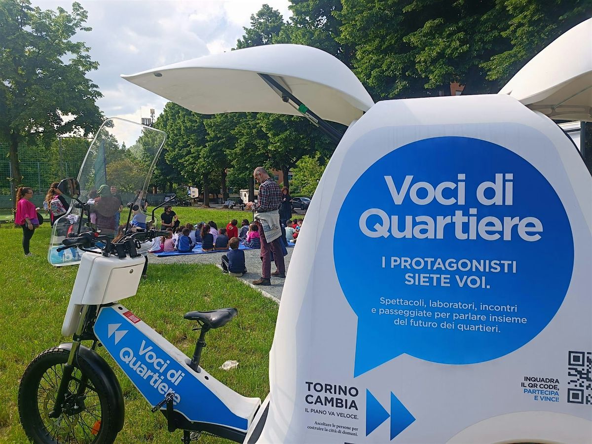 Voci di quartiere - passeggiata dal giardino P. Nenni a piazza L. Bianco