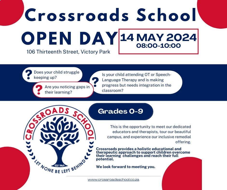 Crossroads School OPEN DAY