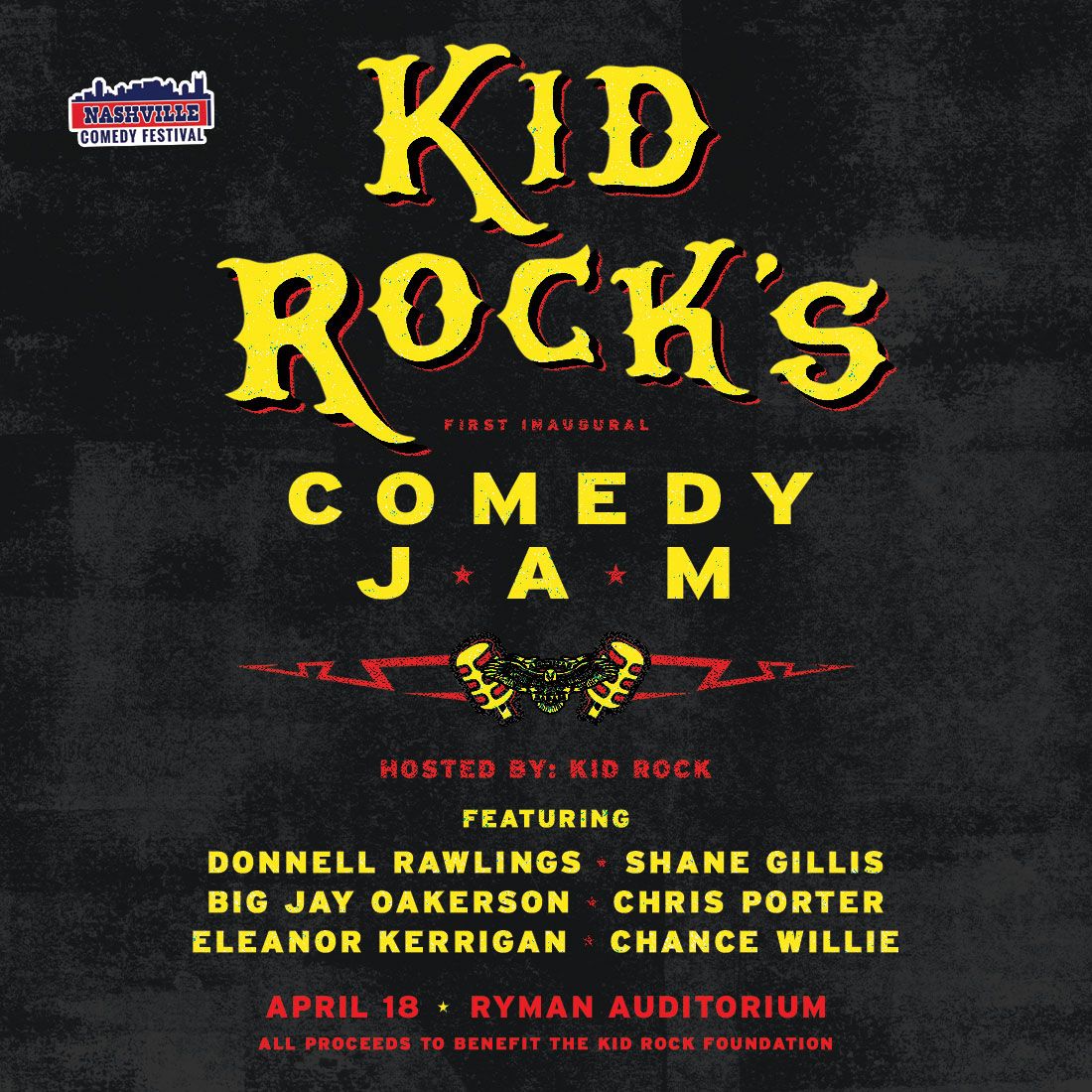 Kid Rocks Comedy Jam at Ryman Auditorium