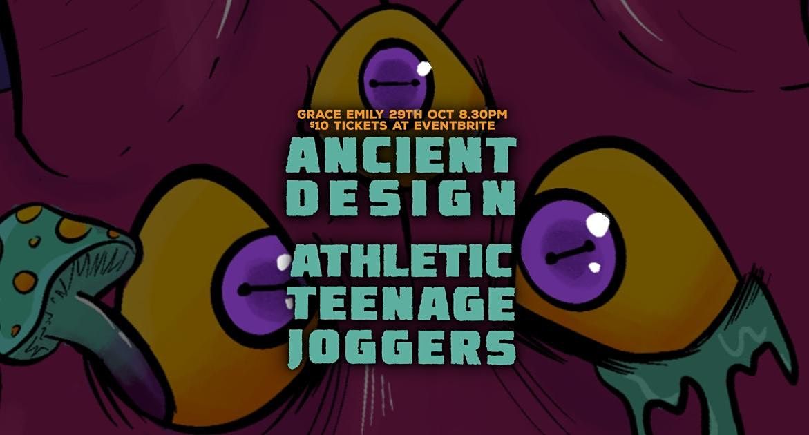 Ancient Design + Athletic Teenage Joggers