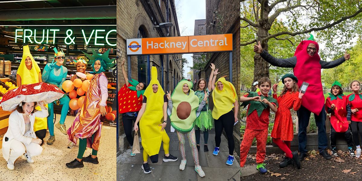 The 2023 Veg Dash! Run, walk or catch a bus on a 10 stop tour in Hackney