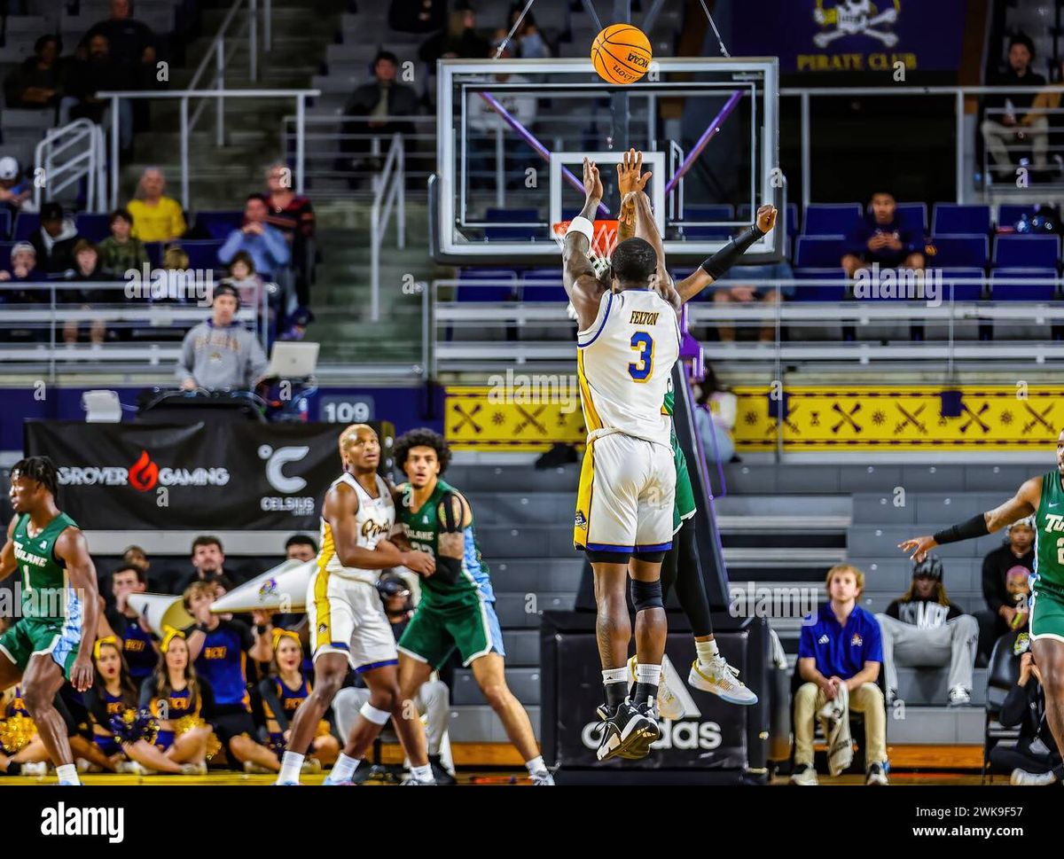 East Carolina Pirates at Tulane Green Wave Mens Basketball