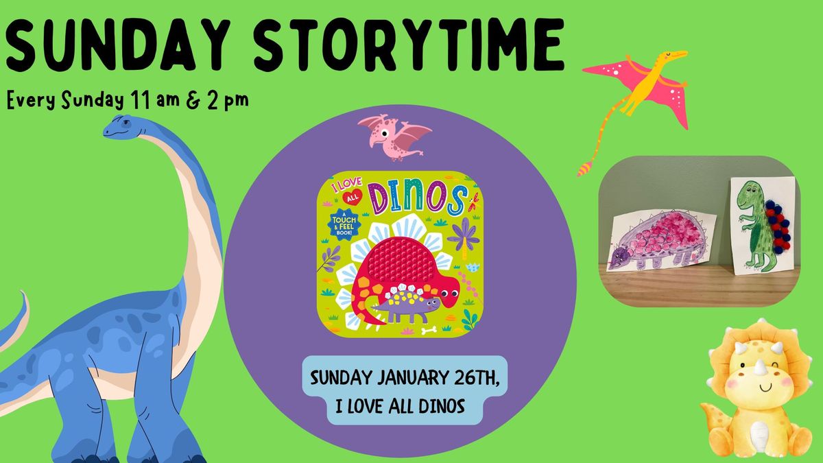 Sunday Storytime: I Love All Dinosaurs