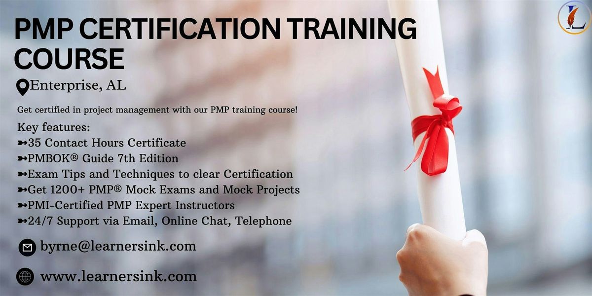 Increase your Profession with PMP Certification In Enterprise, AL