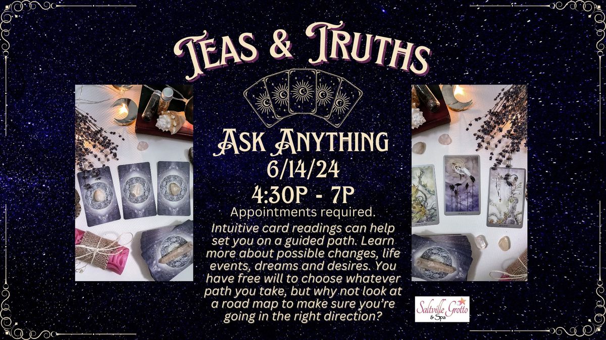 June Teas & Truths (Oracle\/Tarot Card Readings)