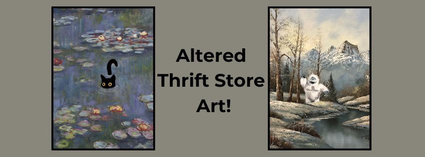 Altered Thrift Store Art!