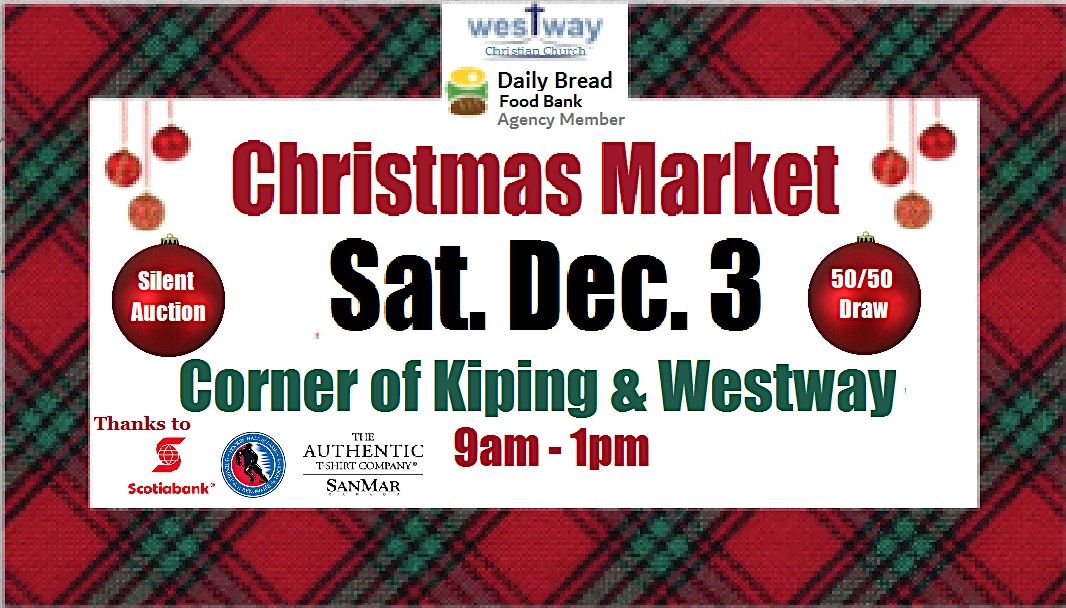 Westway Food Bank Christmas Market & Silent Auction Fundraiser
