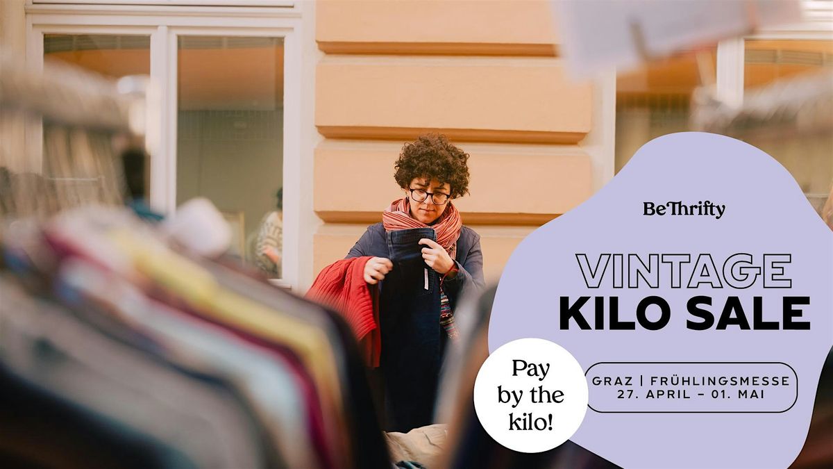 BeThrifty Vintage Kilo Sale | Graz Fr\u00fchlingsmesse | 27. April - 01.  Mai