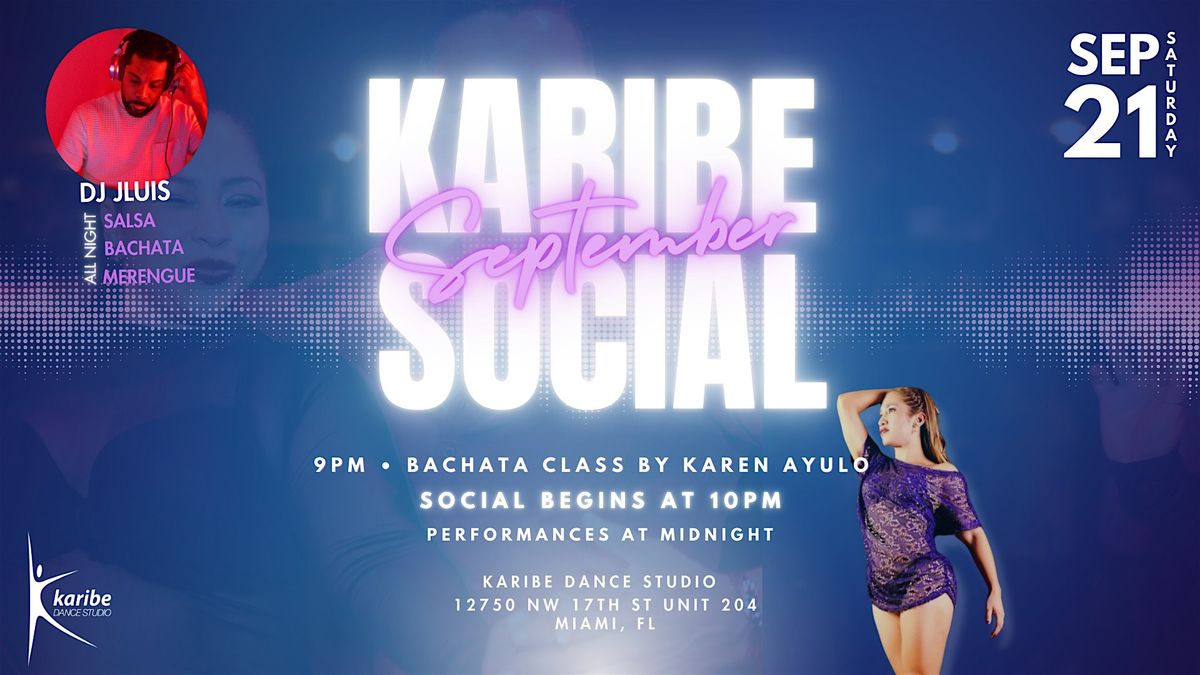 Karibe Summer Social - Bachata Class with Karin Ayulo