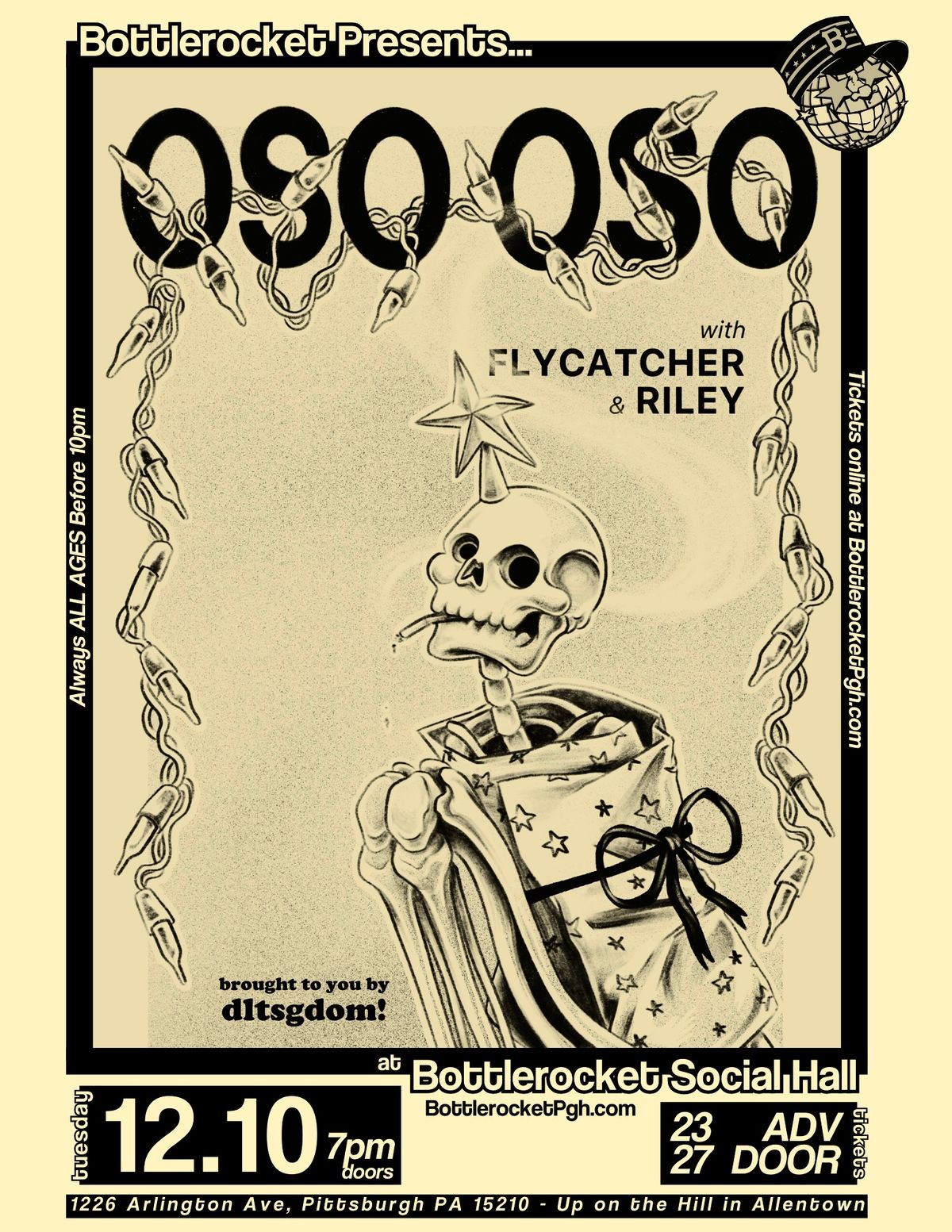 Oso Oso w\/ Flycatcher + Riley! at Bottlerocket Social Hall