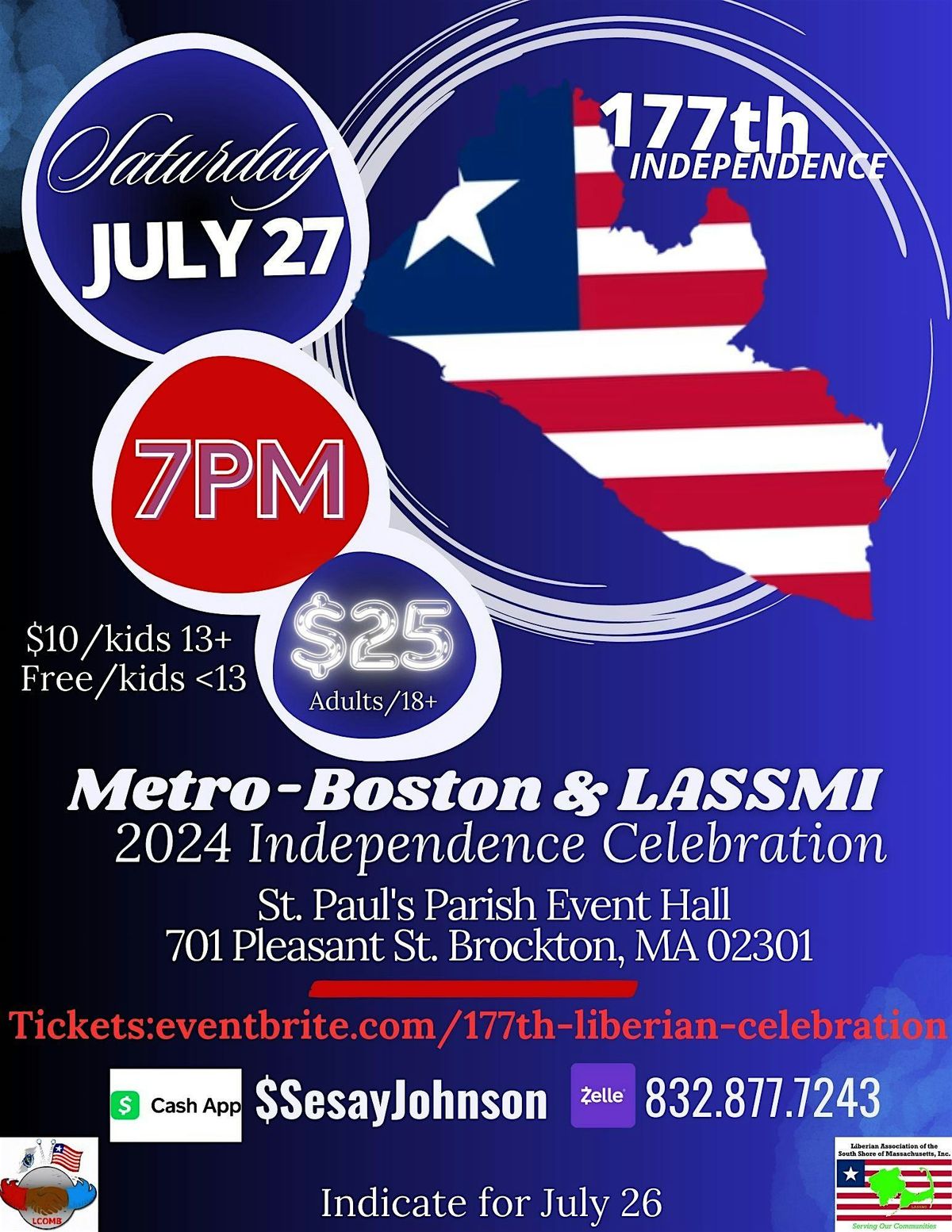 177th  Liberia Independence Celebration -  MA