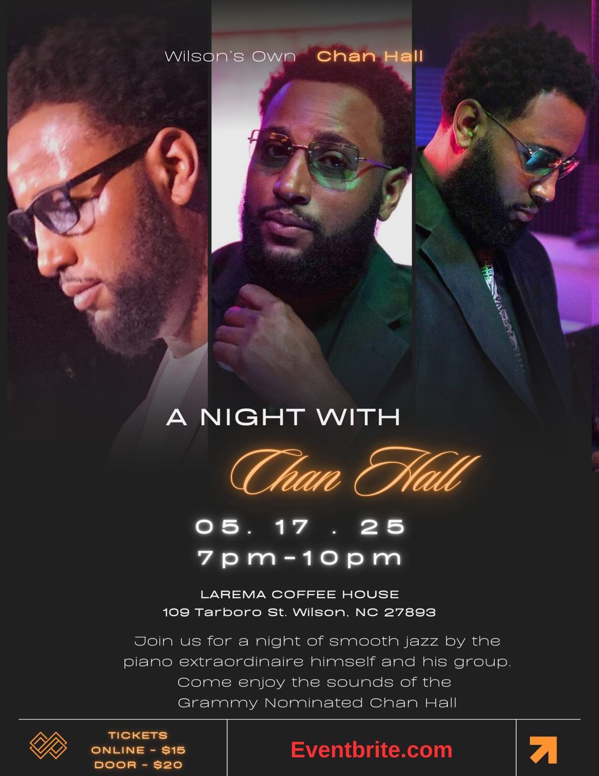 Live Jazz with Grammy Nominated Chan Hall