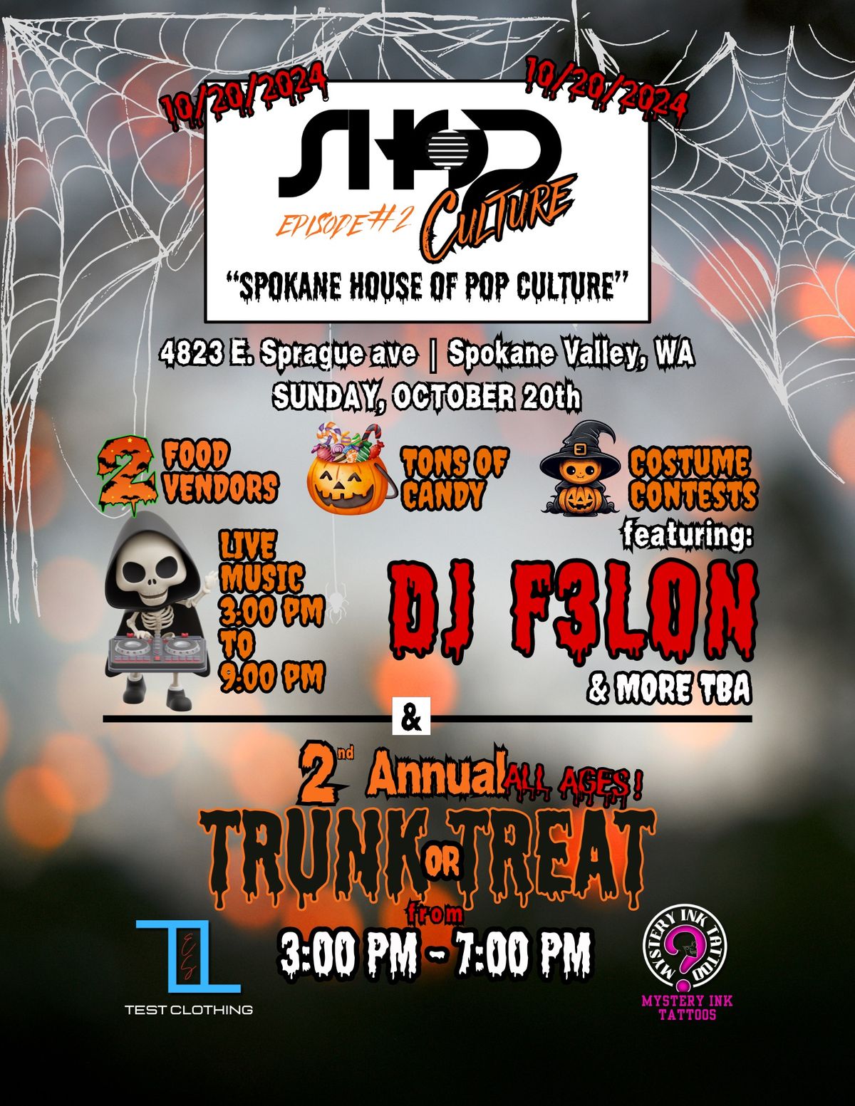 SHOPCulture episode 2 featuring Mystery Ink and Test Clothings 2nd annual trunk or treat \ud83d\udc7b \ud83c\udf6c 