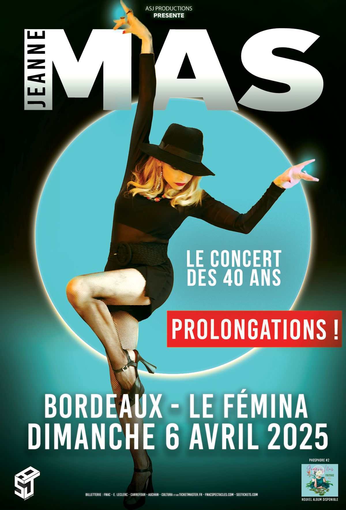 JEANNE MAS \u2022 Bordeaux - Th\u00e9\u00e2tre f\u00e9mina - 6 avril 2025