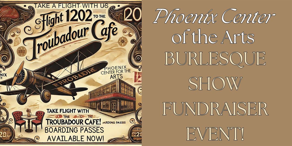 PCA TROUBADOUR CAFE FUNDRAISER