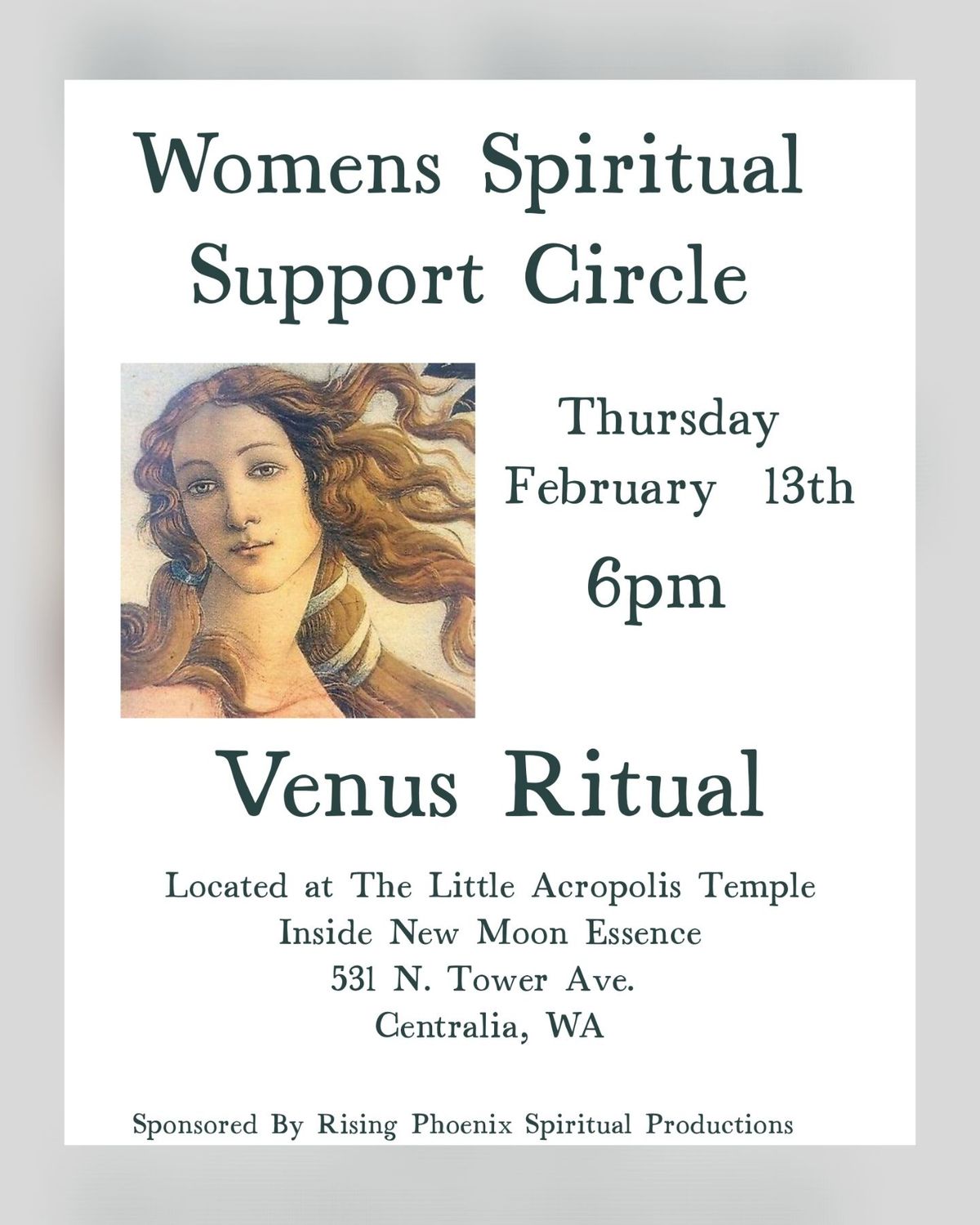 Women's Spiritual Support Circle 