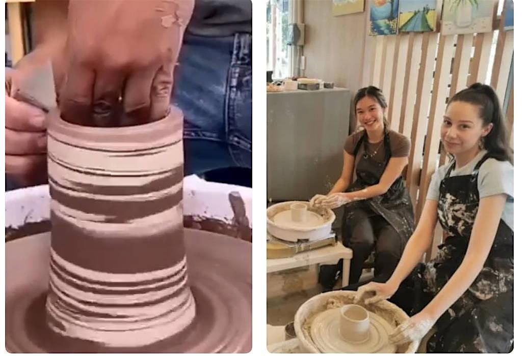 Pottery Wheel Throwing Workshop: Marbled Clay