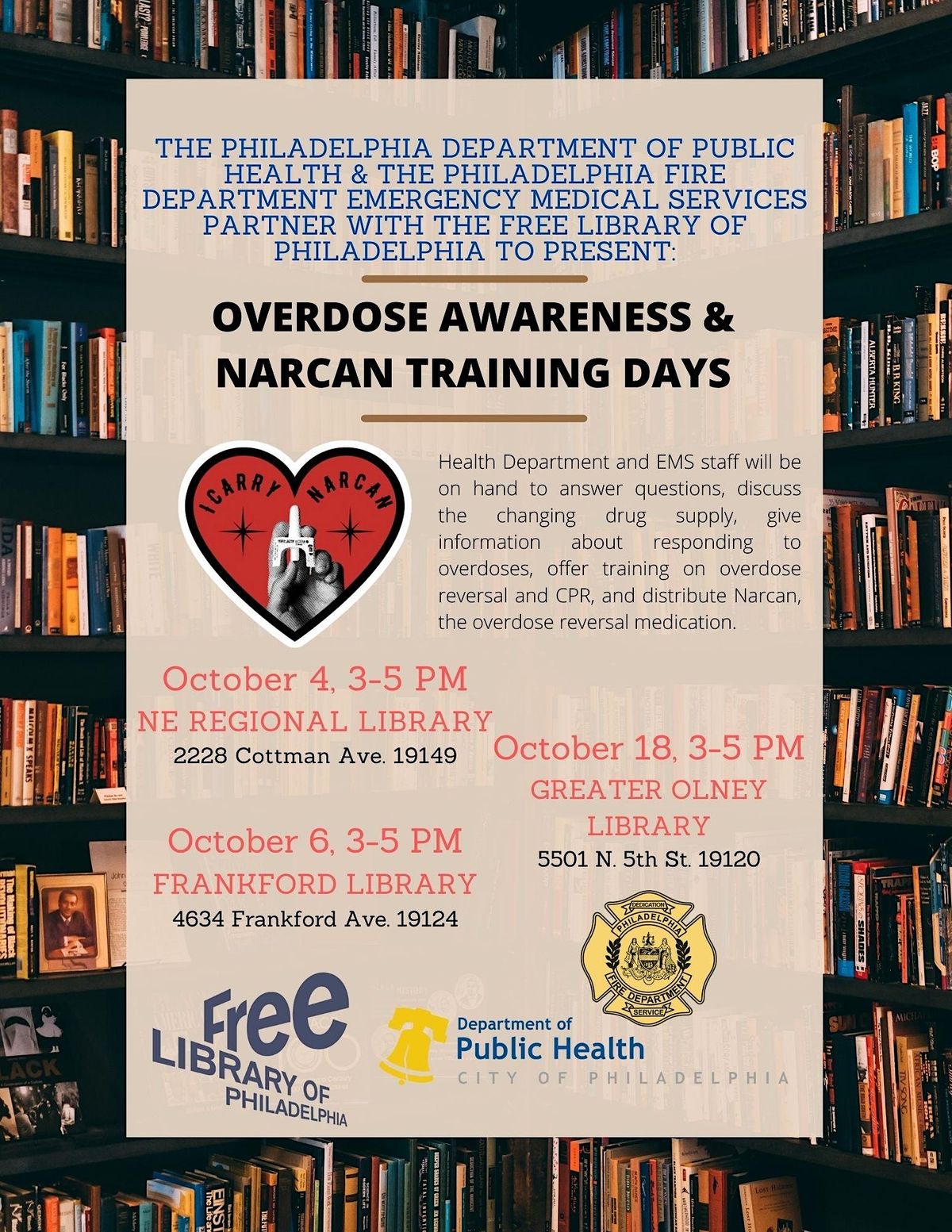 Overdose Awareness and Narcan Training