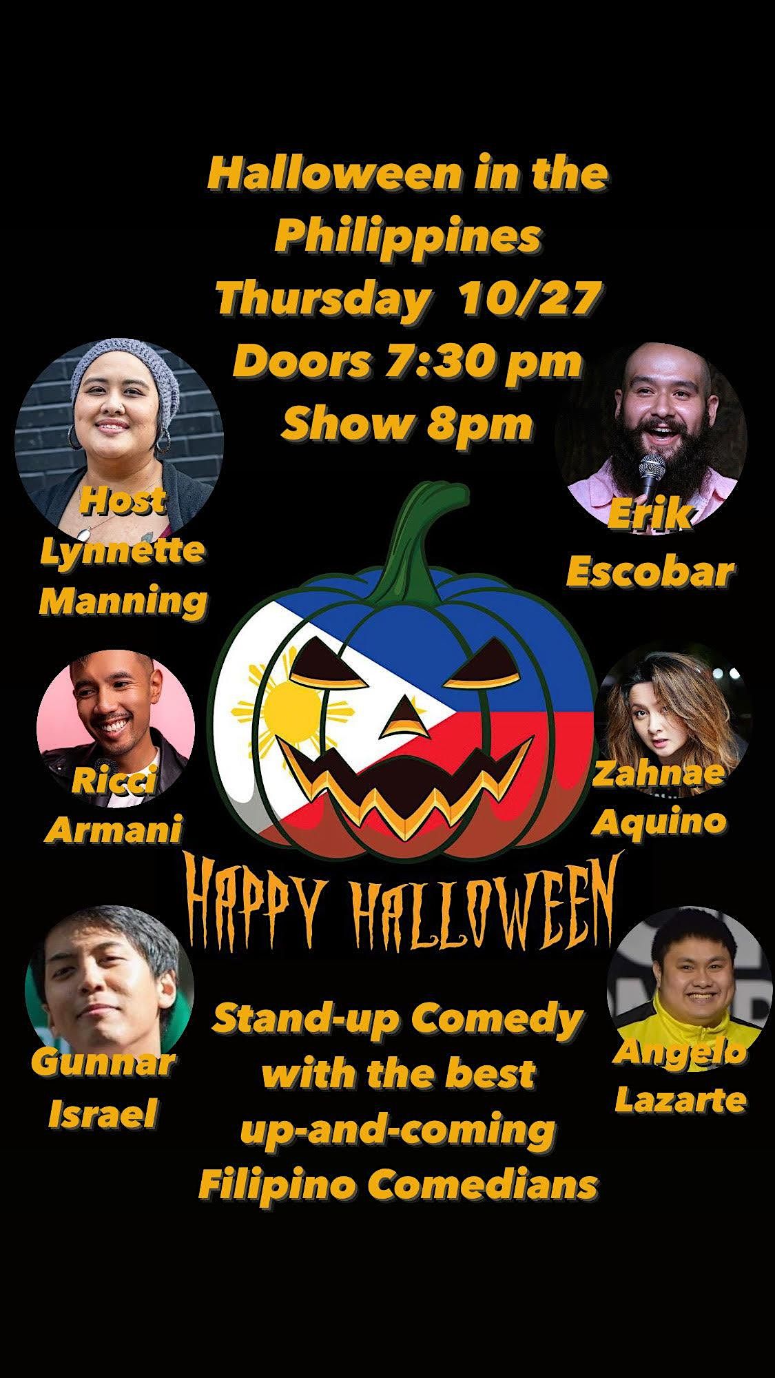 Halloween in the Philippines: An Evening with Filipino Stand-up Comedians