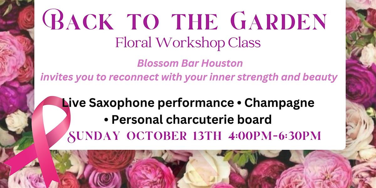 Back To the Garden Floral Workshop