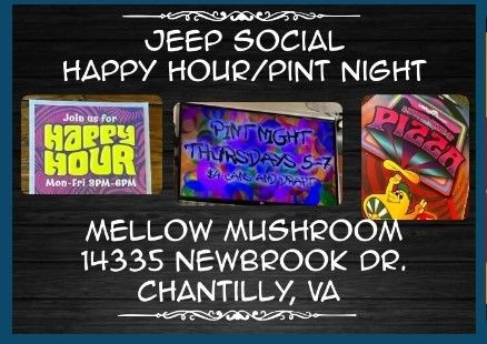 Mellow Mushroom Jeep Social.  Feb. 2025