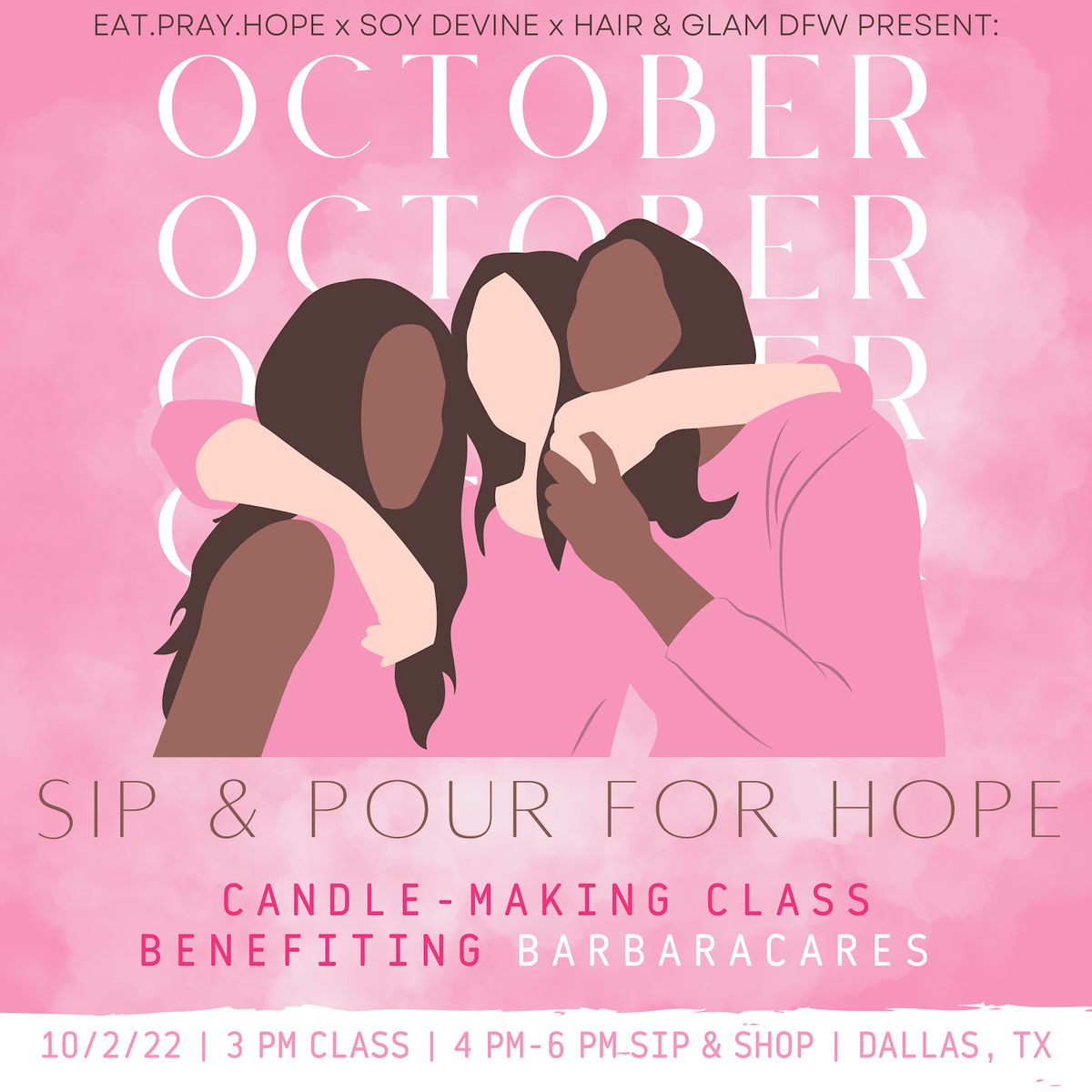 Sip and Pour for Hope: Candle-Making Class