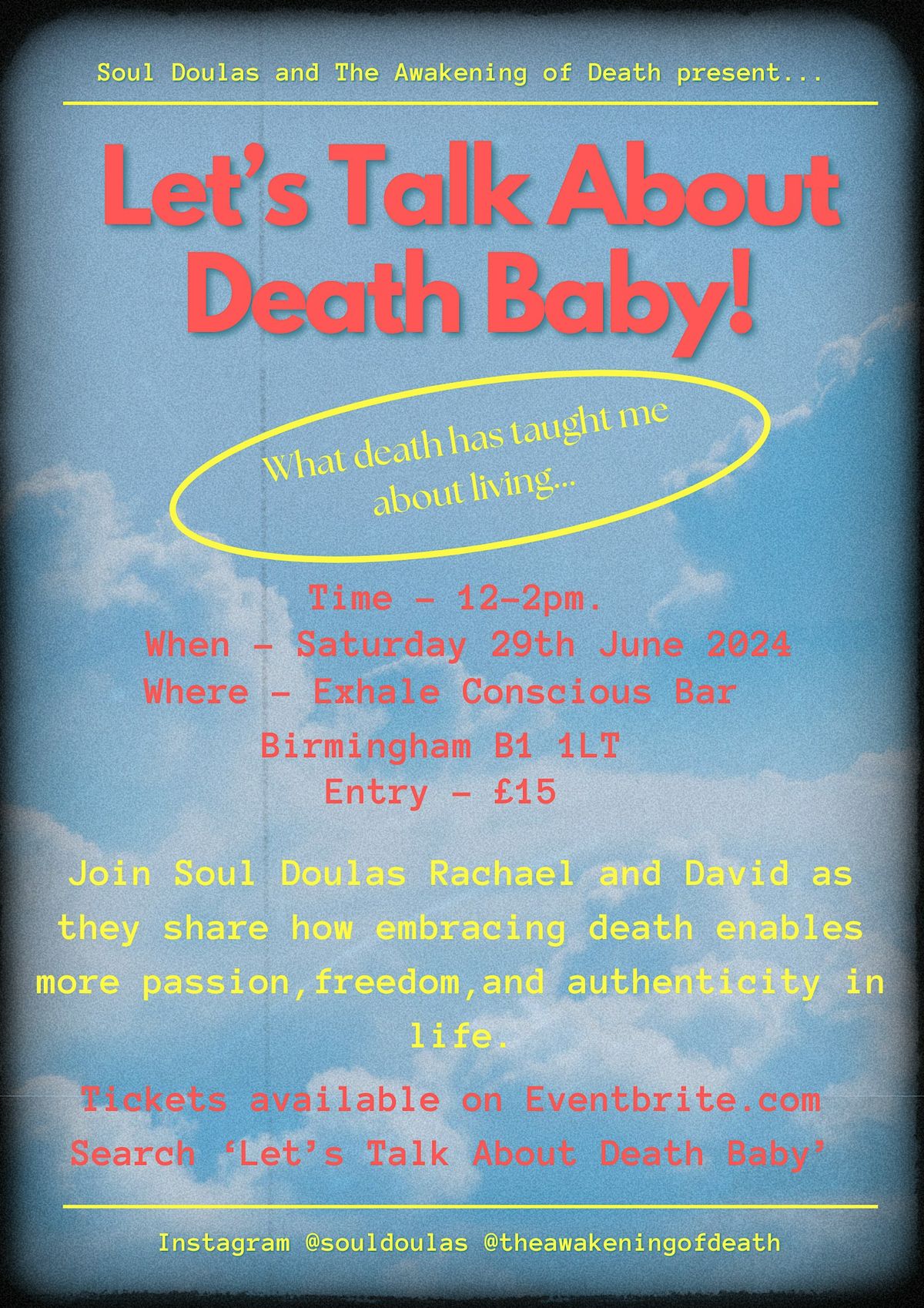 Let's Talk About Death Baby!