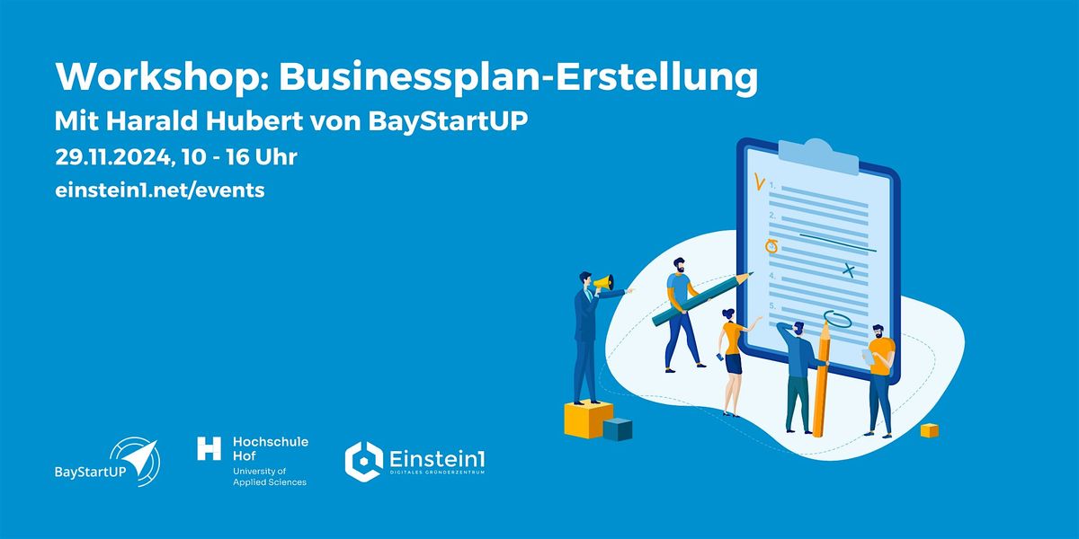 Workshop: Businessplan-Erstellung