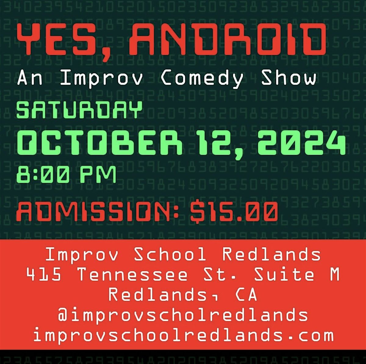 Improv Comedy Show with "Yes, Android"