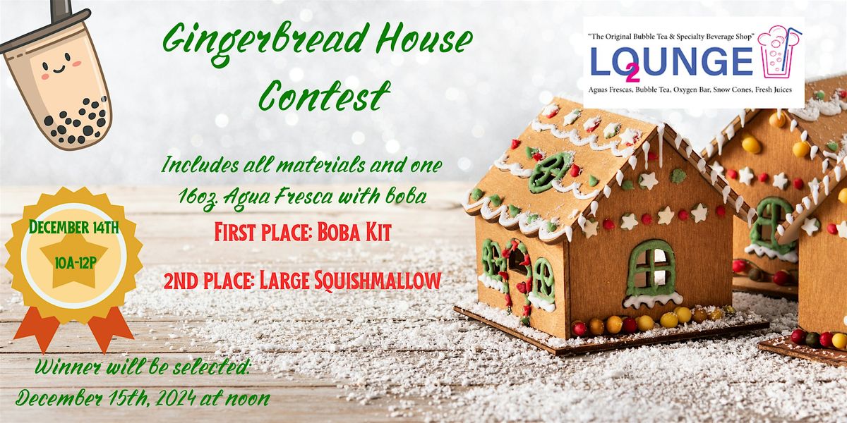 Gingerbread Build & Boba