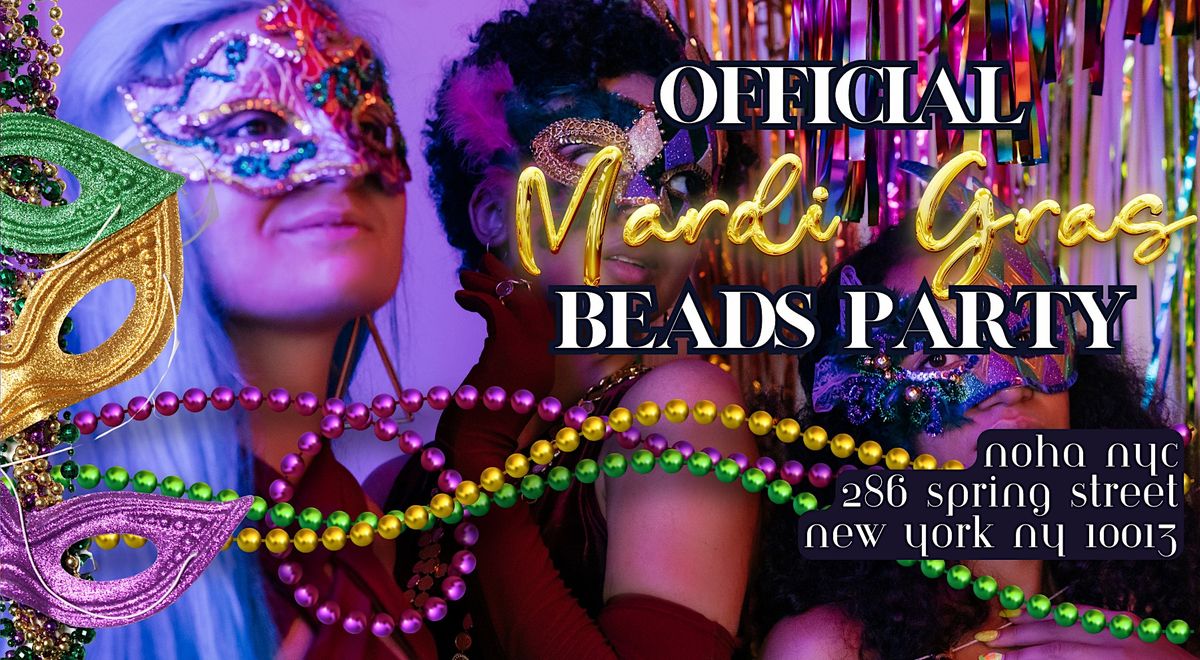 NOHA NYC Mardi Gras Bead Party