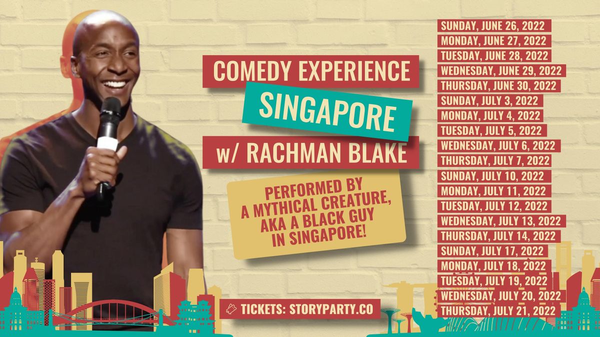 Comedy Experience Singapore with Rachman Blake