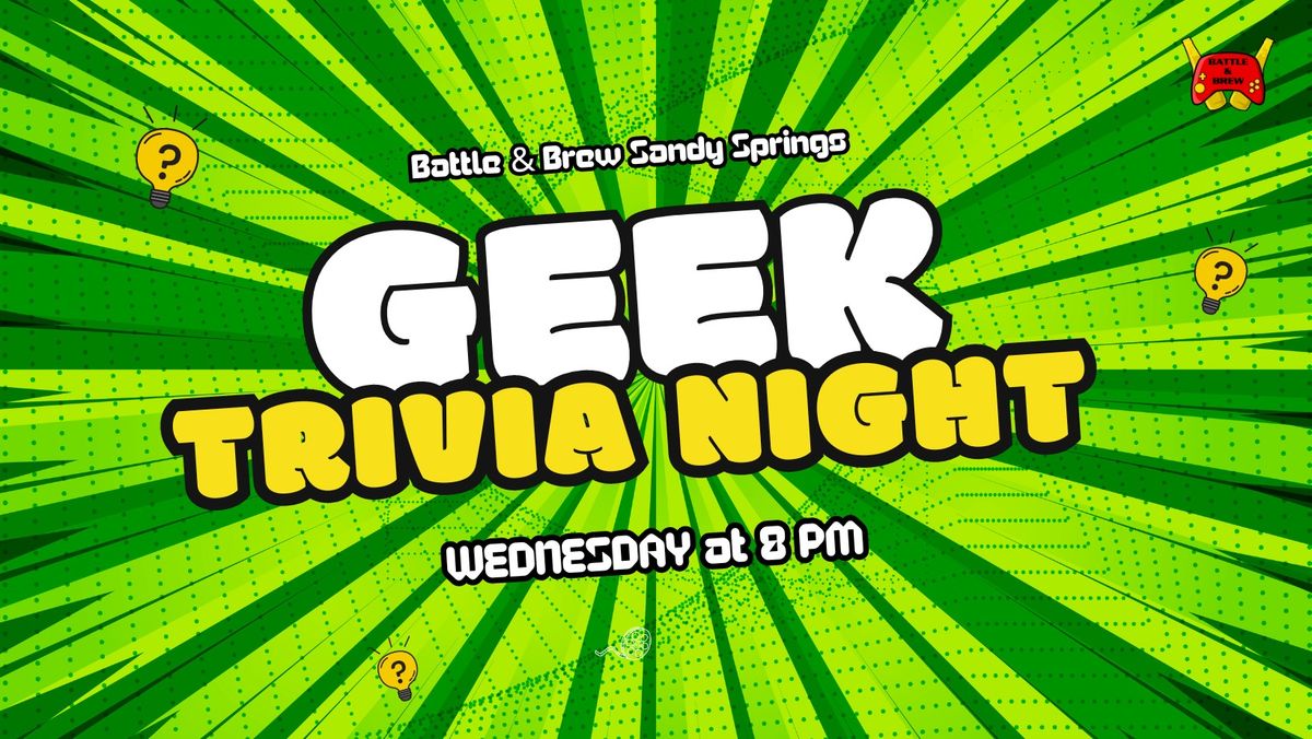 Geek Trivia Night