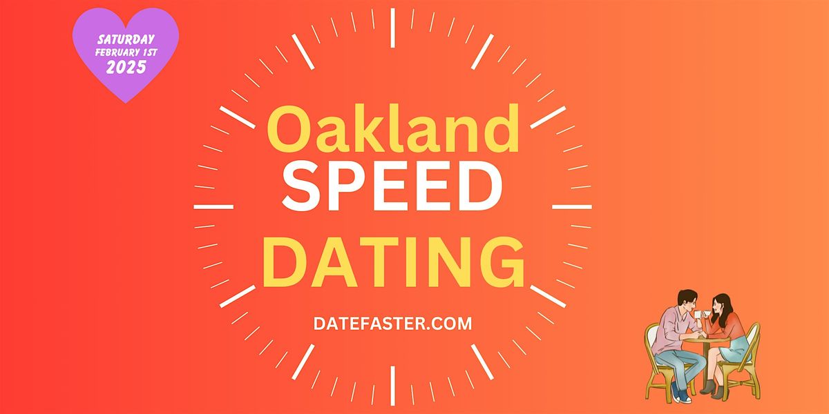 Speed Dating Oakland Singles 24-39