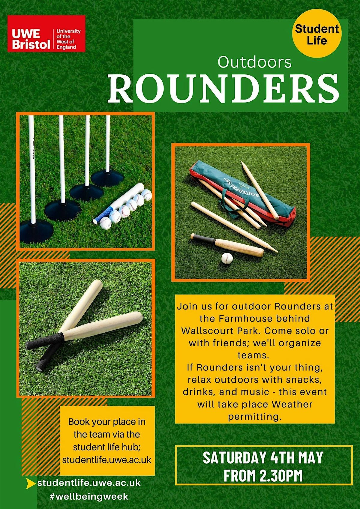 Outdoor Rounders at the Farmhouse
