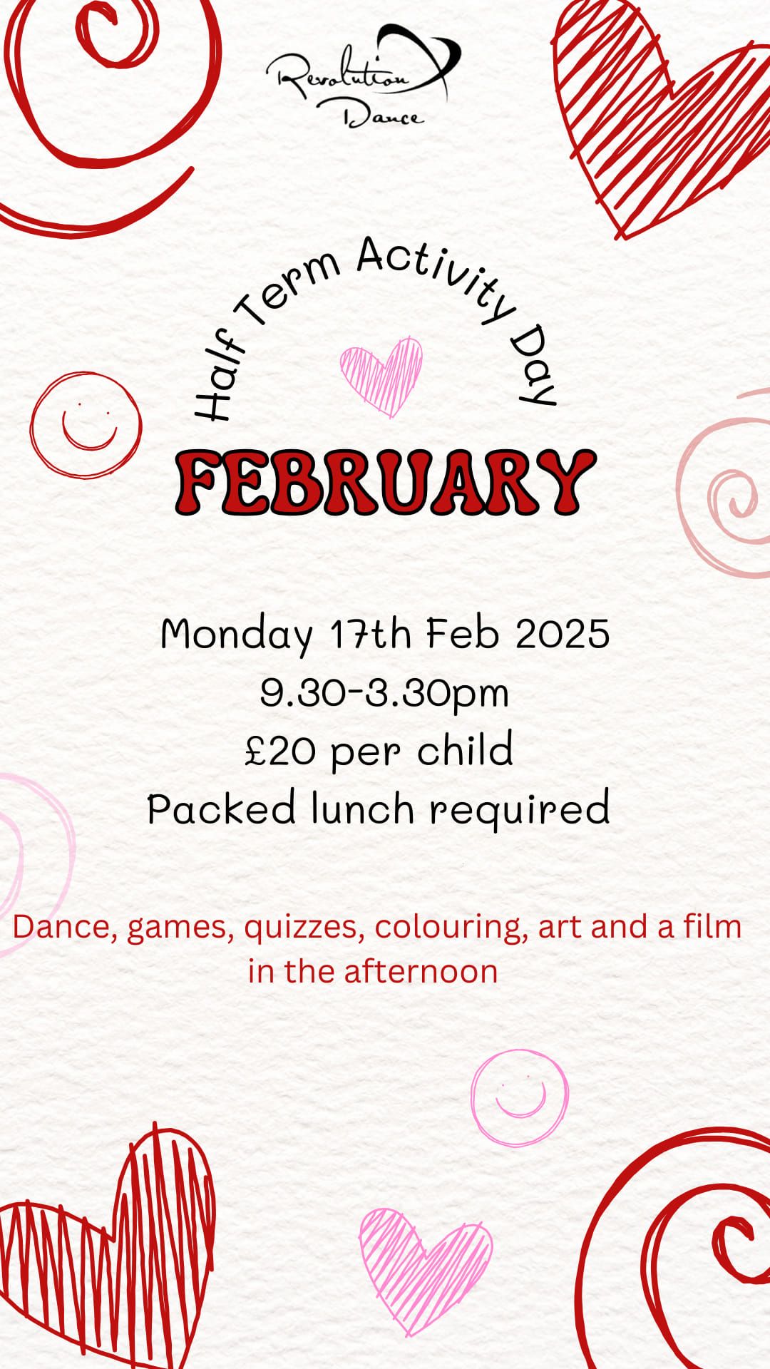 February Half Term Activity Day 