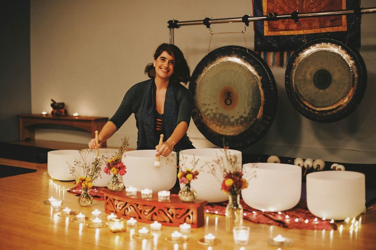 Solar Eclipse Sound Bath | Sound Healing with Crystal Bowls & Gongs