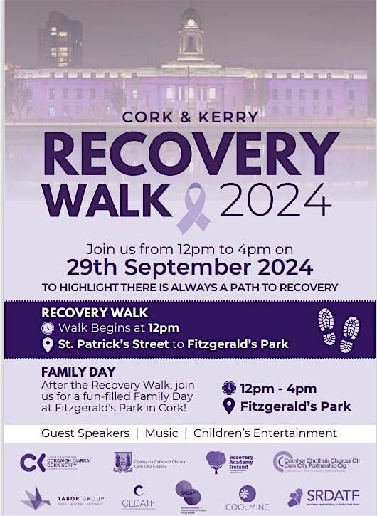 Cork & Kerry Recovery Walk 2024 - FREE  EVENT