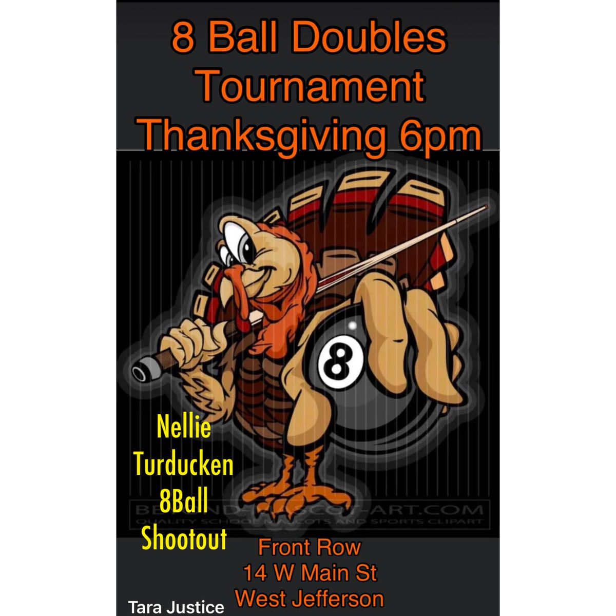 Nellie Turducken 8 Ball Shootout