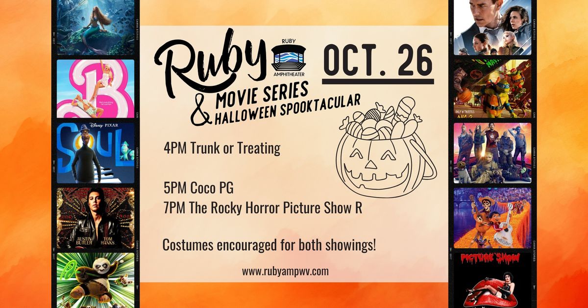 Ruby Movie Series & Halloween Spooktacular: Coco & The Rocky Horror Picture Show